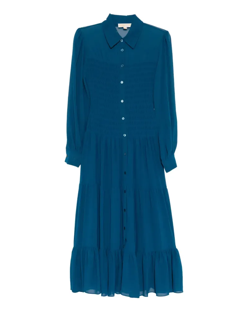 Michael Kors Klassisches Hemdkleid - Blau Blau