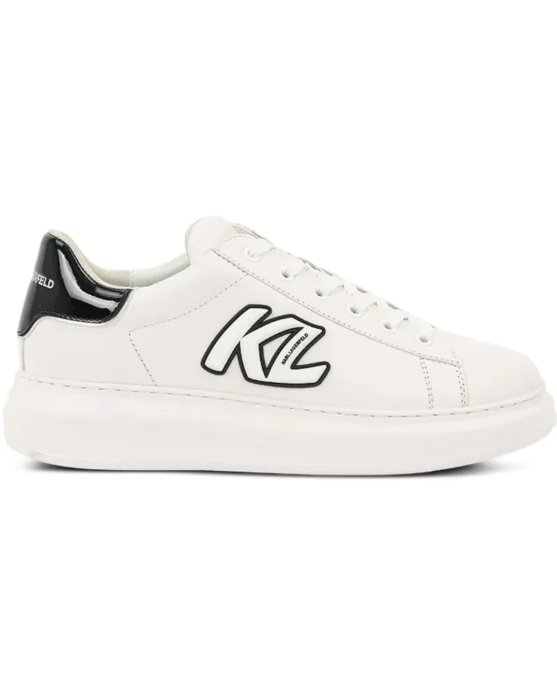 Karl Lagerfeld Sneakers mit Logo-Patch - Weiß Weiß