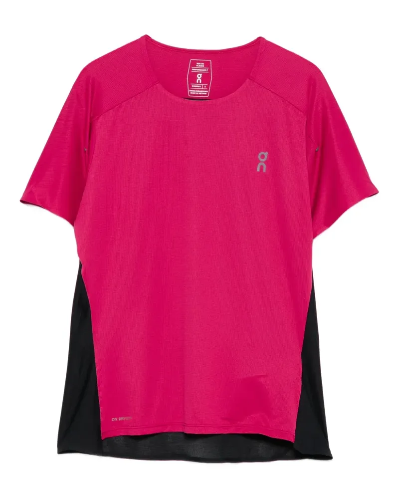 ON T-Shirt mit Logo-Print - Rosa Rosa
