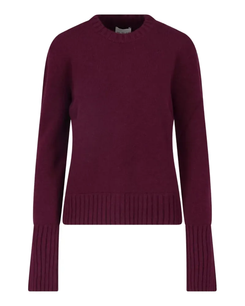 Sa Su Phi ribbed-trim cashmere sweater - Rot Rot