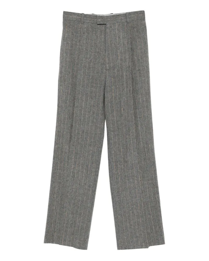 Carven Hose mit Nadelstreifen - Grau Grau