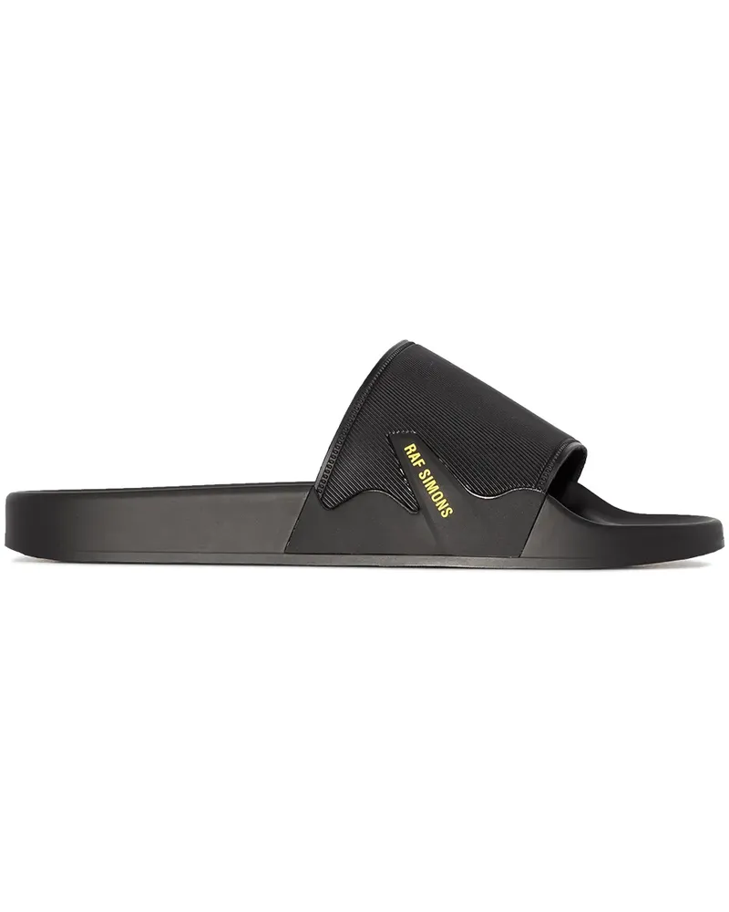 Raf Simons Astra Pantoletten - Schwarz Schwarz