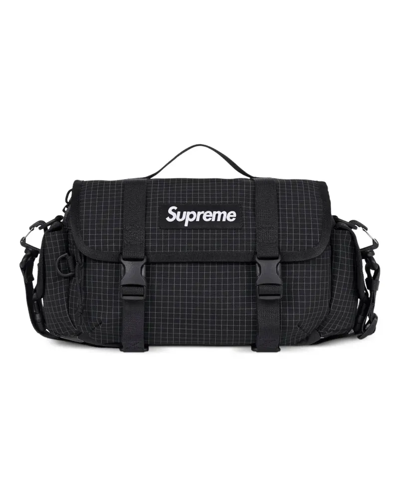 Supreme Being mini grid duffle bag - Schwarz Schwarz