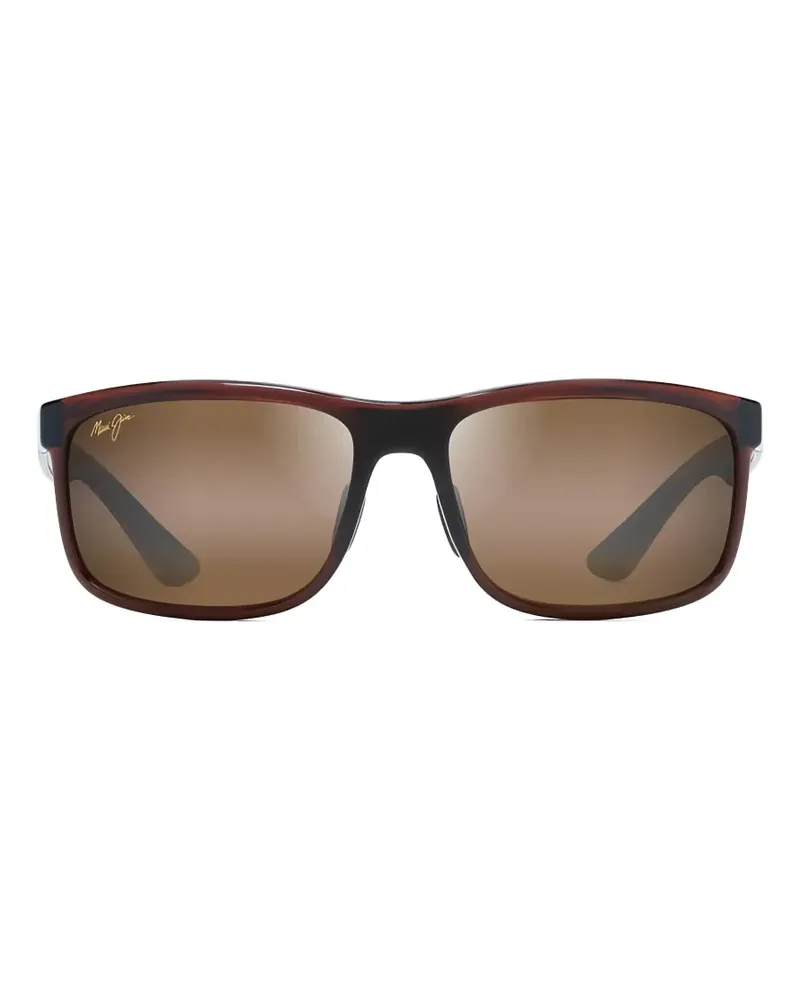 Maui Jim rectangle-frame sunglasses - Braun Braun