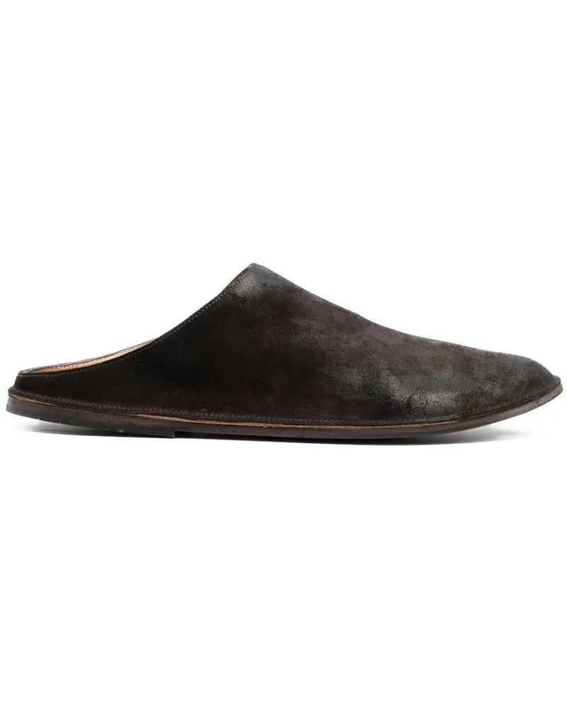 Marsèll Slipper aus Wildleder - Braun Braun