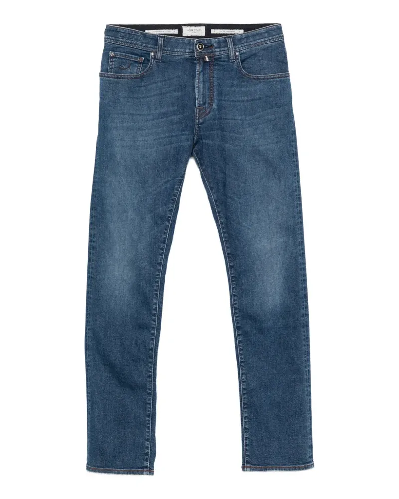 Jacob Cohën faded straight-leg jeans - Blau Blau