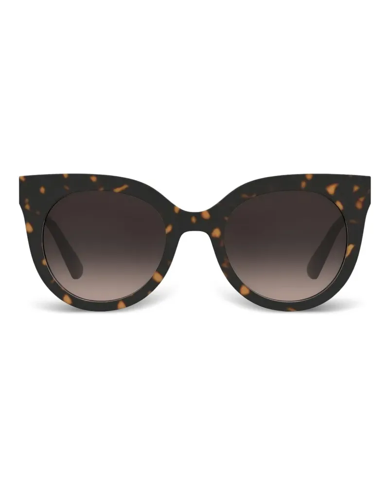 Moschino Cat-Eye-Sonnenbrille - Braun Braun