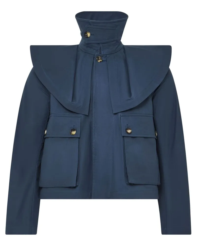 J.W.Anderson Jacke mit Oversized-Kragen - Blau Blau