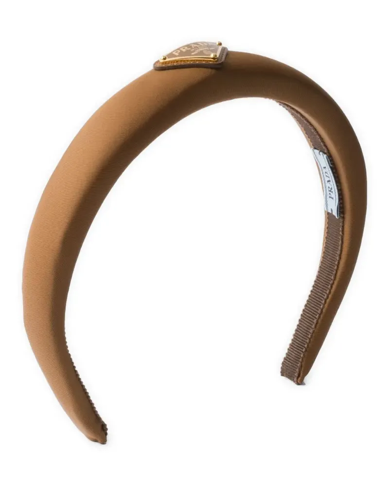 Prada Re-Nylon Haarband - Braun Braun