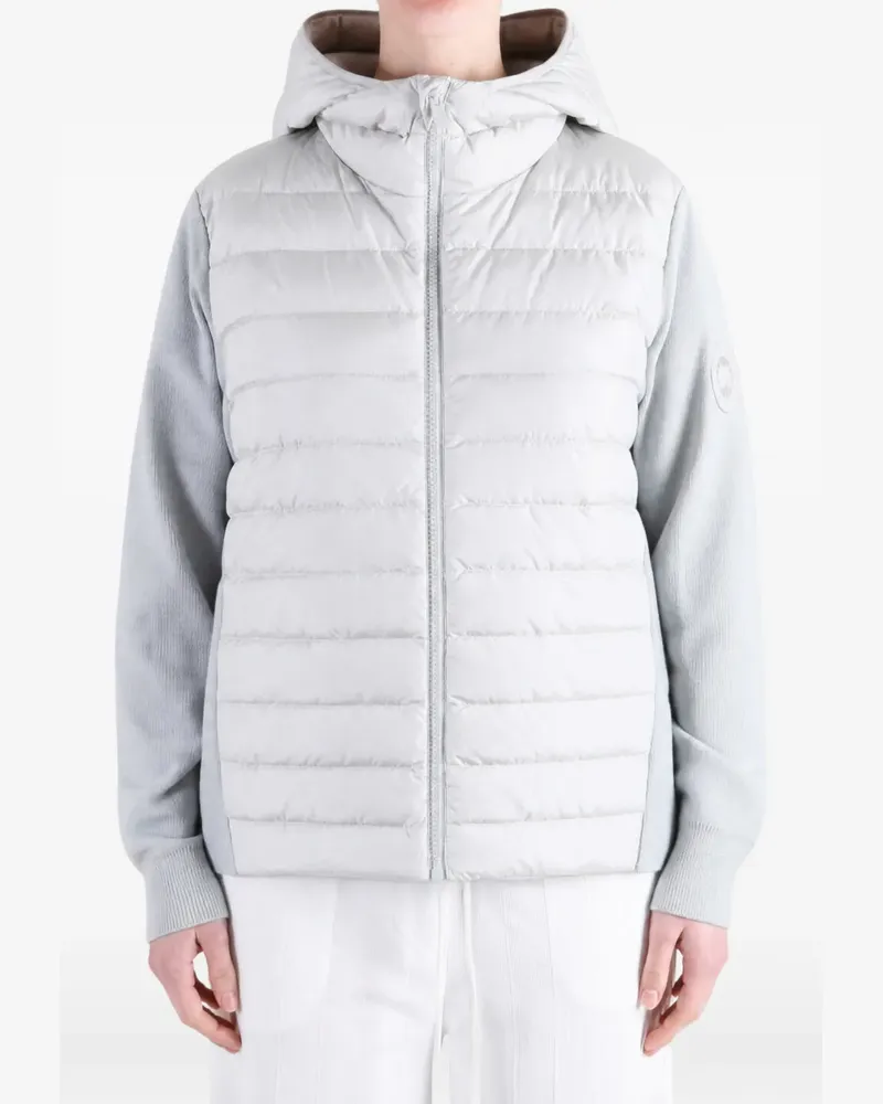 Canada Goose Hoodie mit gestepptem Einsatz - Weiß Weiß