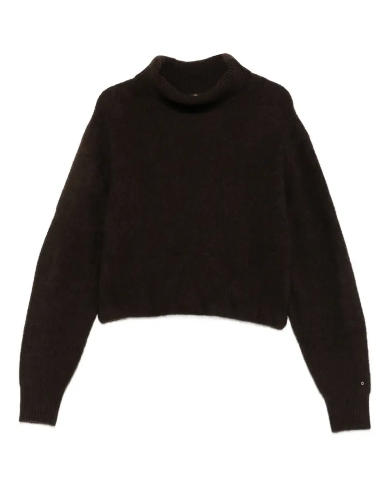 Maje Pullover mit Rollkragen - Braun Braun