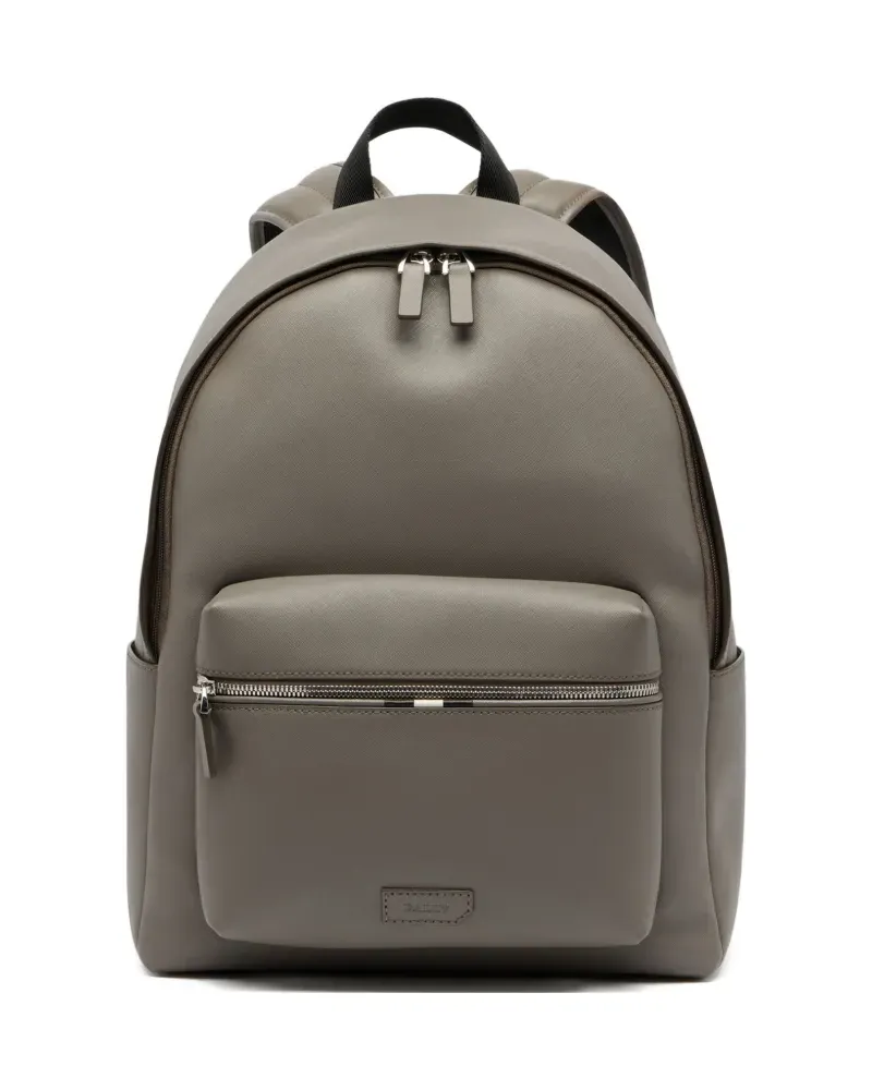 Bally Rucksack mit Prägung - Grau Grau