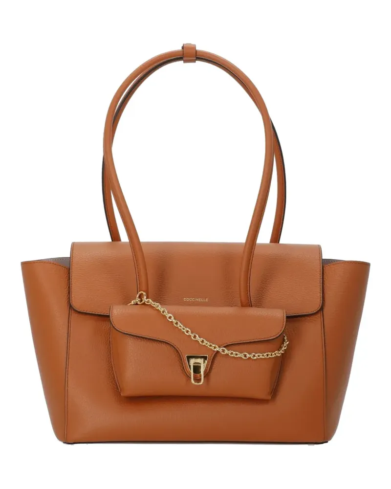 Coccinelle Double Beat large shoulder bag - Orange Orange