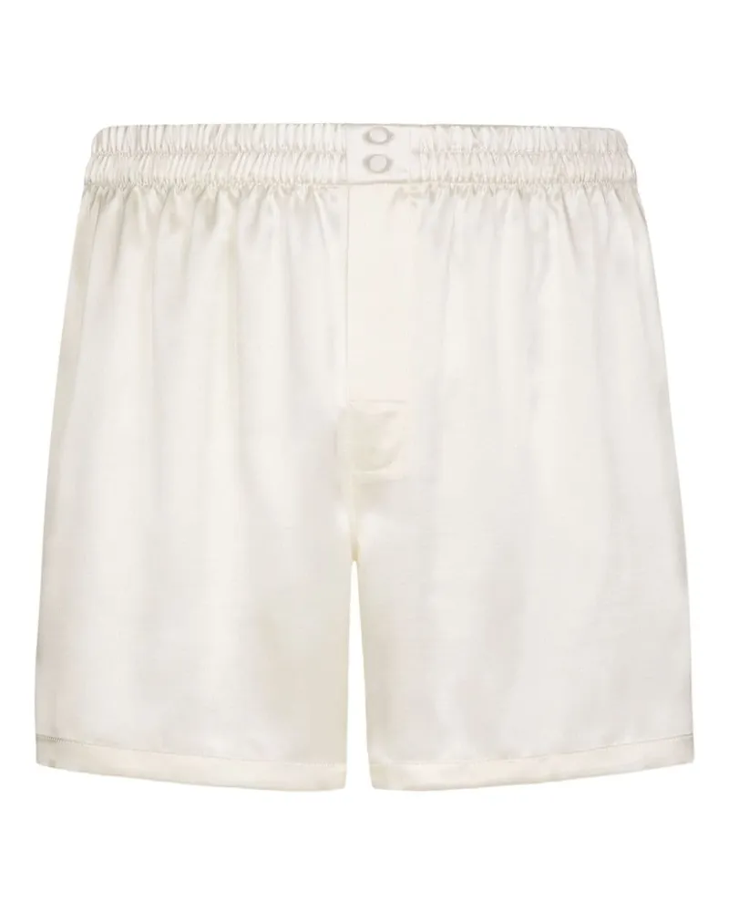 Dolce & Gabbana Shorts aus Seide - Weiß Weiß
