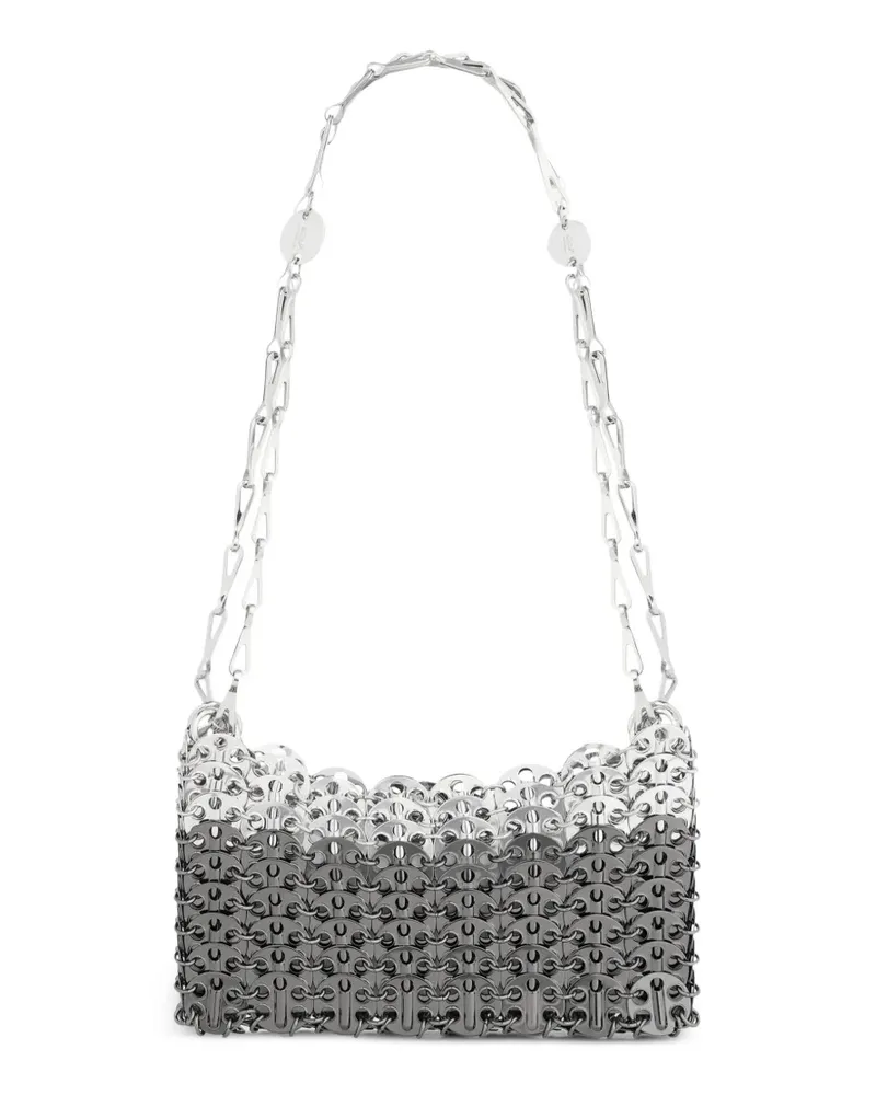 Paco Rabanne 1969 Skyline Tasche aus Nano-Silber und Ruthenium Silber