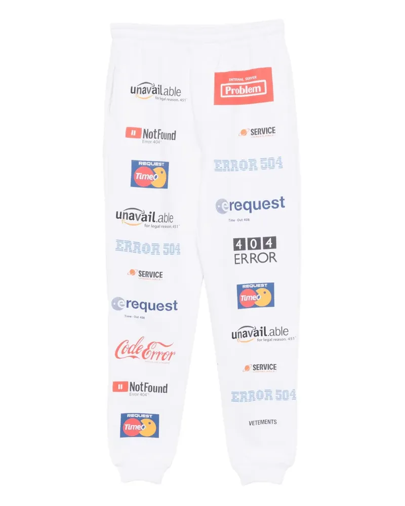 VETEMENTS Klassische Hose - Weiß Weiß