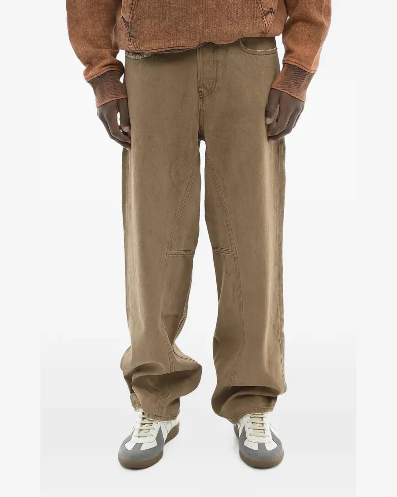 Diesel D-Macro-U loose-fit jeans - Nude Nude