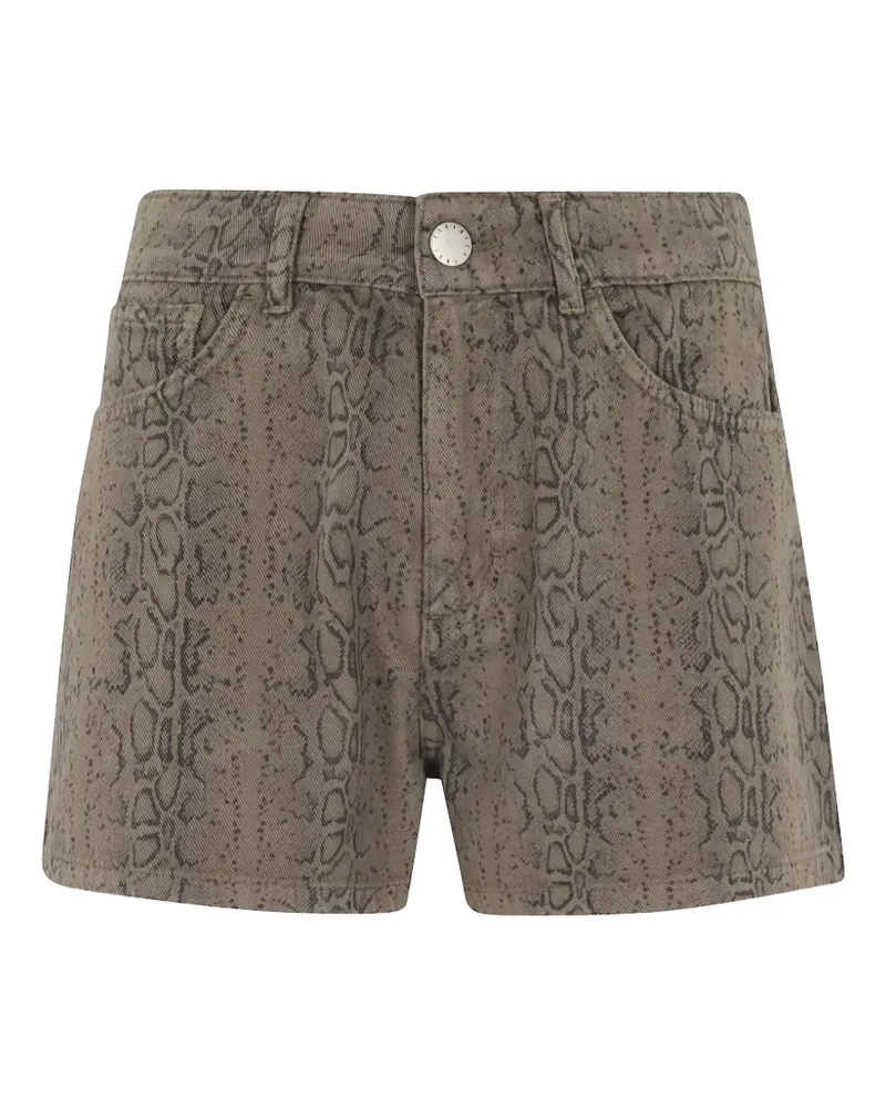 Federica Tosi Shorts mit grafischem Print - Nude Nude