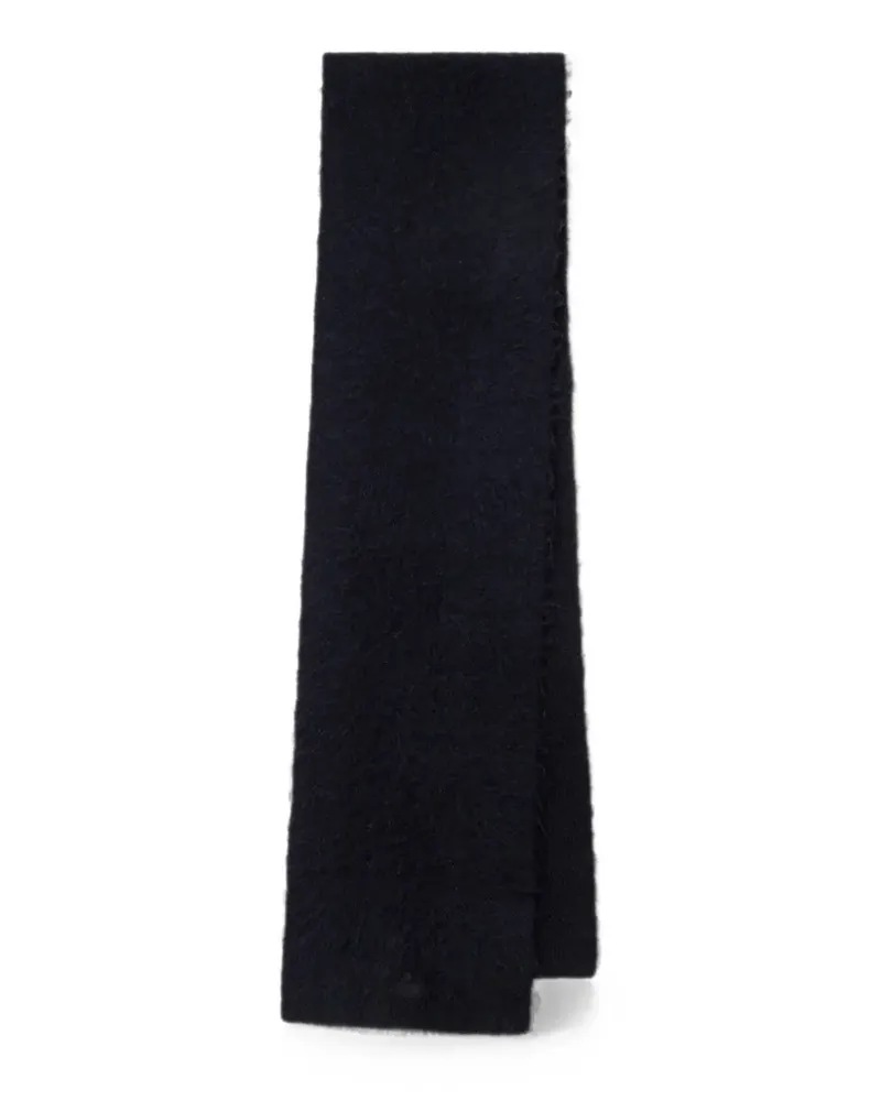 Isabel Marant brushed-knit scarf - Schwarz Schwarz