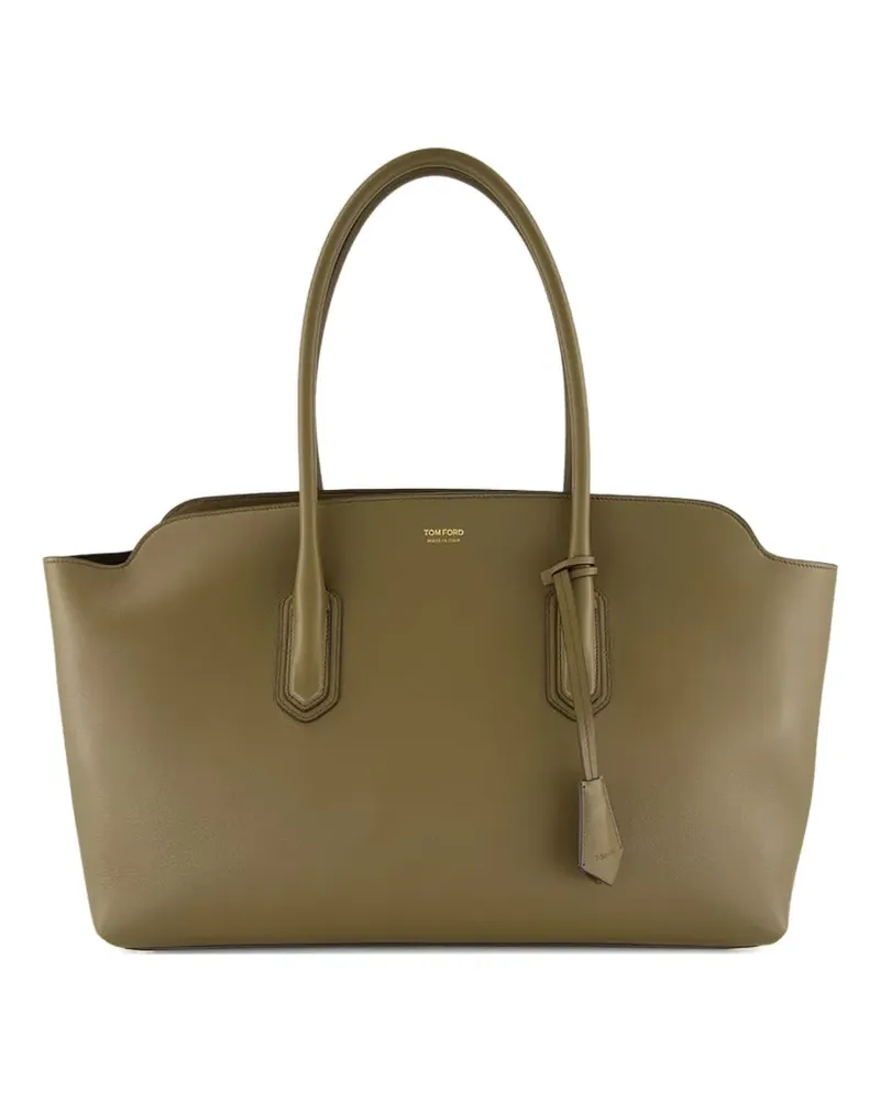 Tom Ford Schultertasche aus Leder - Grün Grün