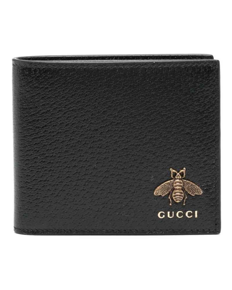 Gucci Animalier Portemonnaie Schwarz