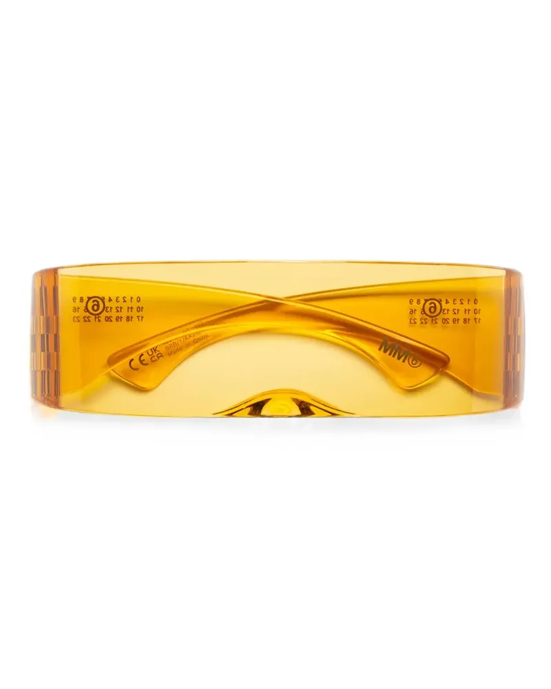 Maison Margiela geometric-frame sunglasses - Gelb Gelb