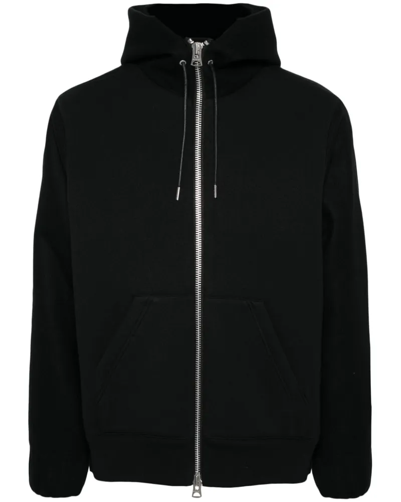 Sacai Hoodie mit Einsätzen - Schwarz Schwarz