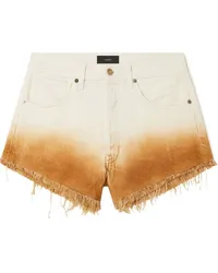 Alanui Bright Hues Jeans-Shorts mit Farbverlauf Nude