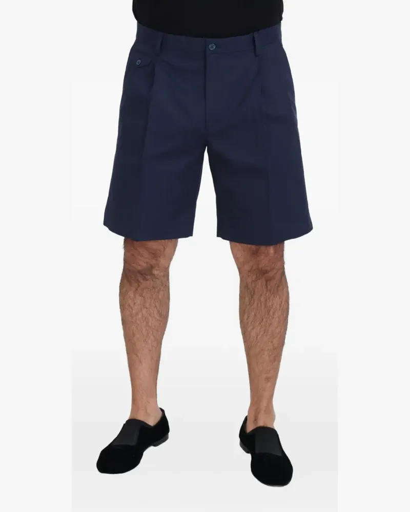 Dolce & Gabbana Chino-Shorts mit Bundfalten - Blau Blau