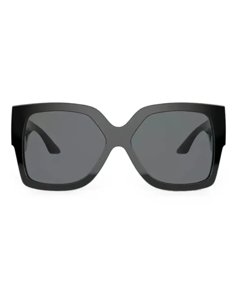 Versace Greca square-frame sunglasses - Schwarz Schwarz