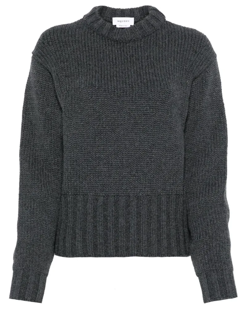 Alexander McQueen Pullover mit Rundhalsausschnitt - Grau Grau