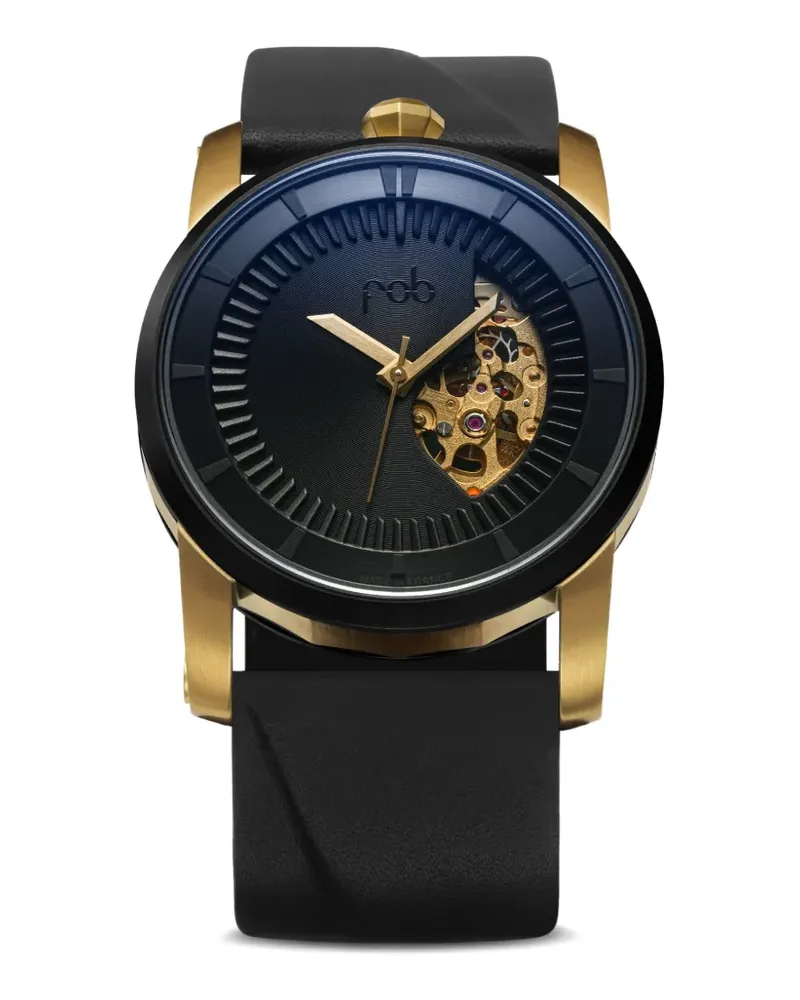 fob Paris 43mm R413 Eclipse watch - Schwarz Schwarz