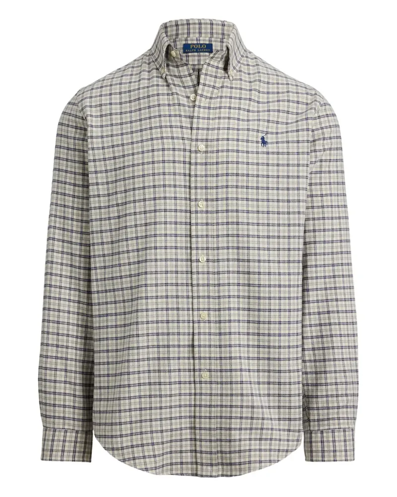 Ralph Lauren Kariertes Hemd - Weiß Weiß