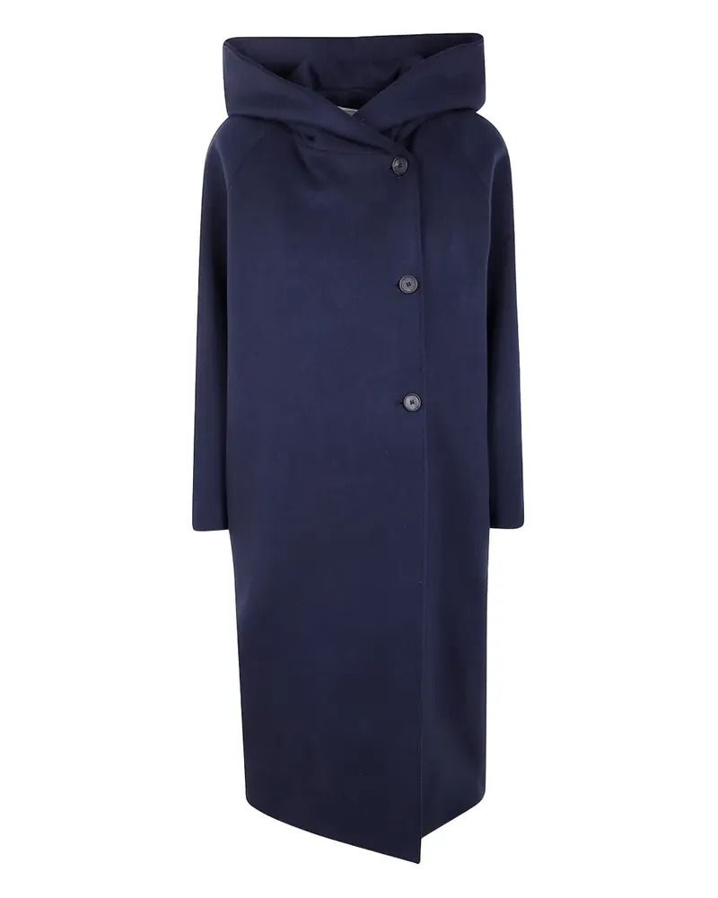Antonelli Firenze hooded buttoned coat - Blau Blau