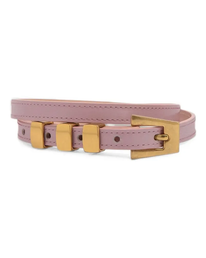 by FAR Vic leather belt - Rosa Rosa