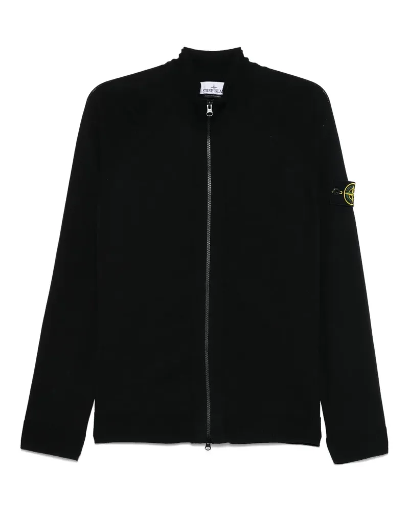 Stone Island Cardigan mit Kompass-Patch - Blau Blau