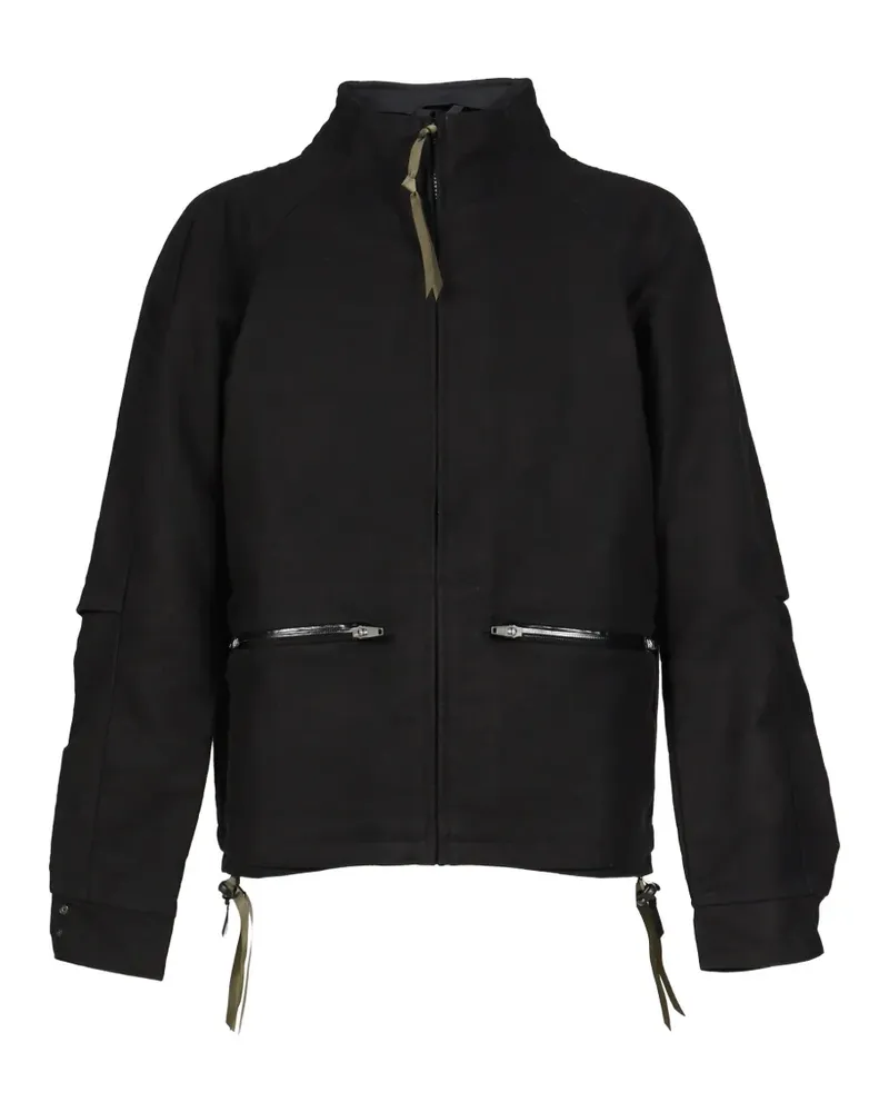 ACRONYM J137 Articulated Moleskin Jacke - Schwarz Schwarz