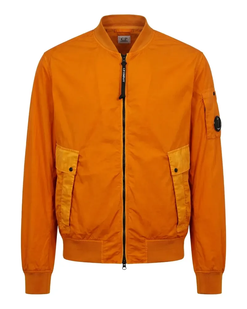 C.P. Company lens-detail bomber jacket - Orange Orange