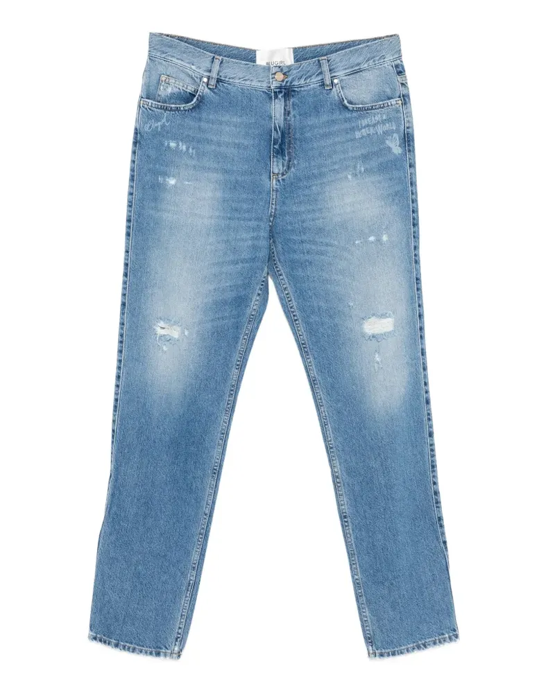 Blumarine Jeans in Distressed-Optik - Blau Blau