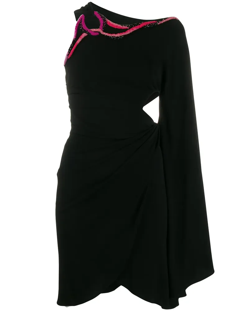 Emilio Pucci Asymmetrisches Kleid - Schwarz Schwarz