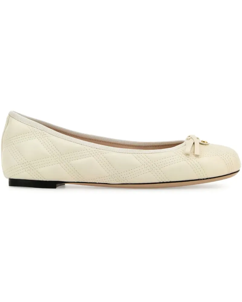 Valentino Garavani Ballerinas aus Leder - Weiß Weiß