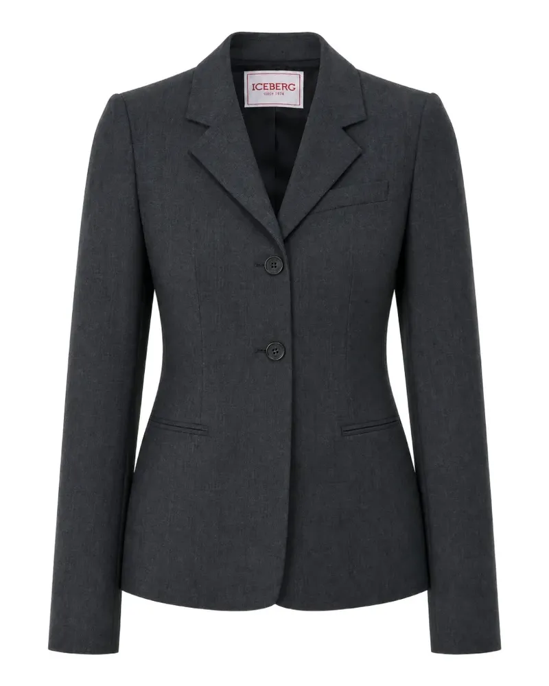 Iceberg single-breasted tailored blazer - Grau Grau