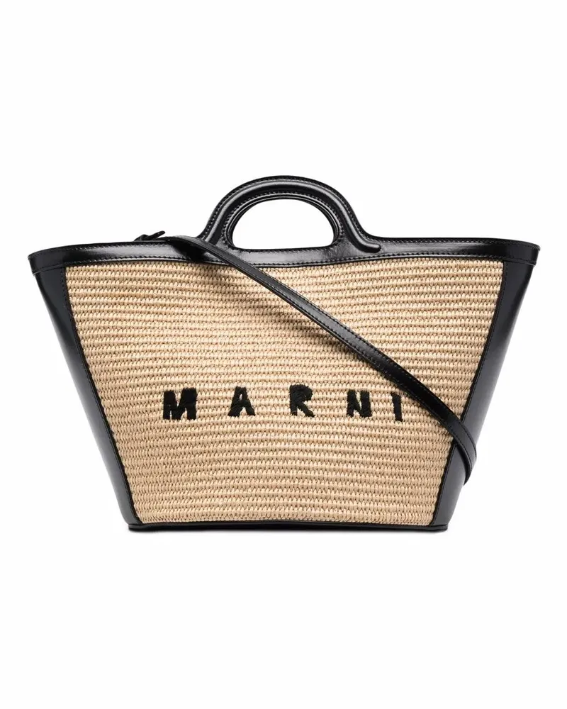 Marni Kleine Tropicalia Handtasche - Nude Nude