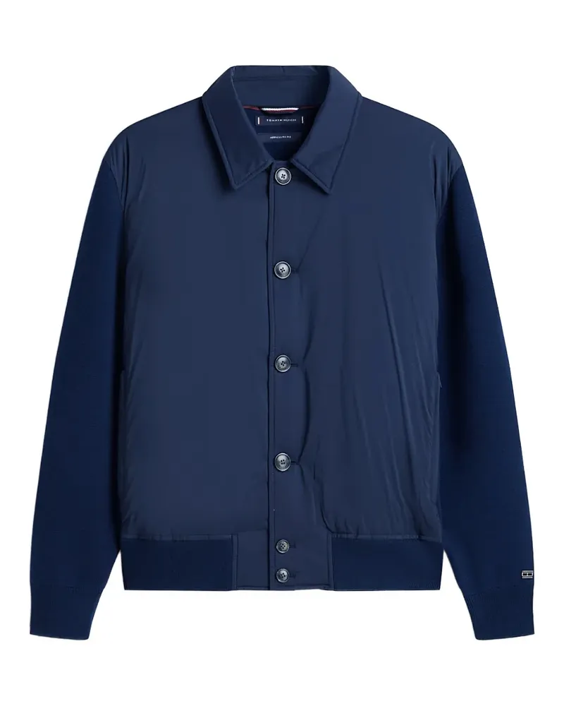 Tommy Hilfiger button-up bomber jacket - Blau Blau