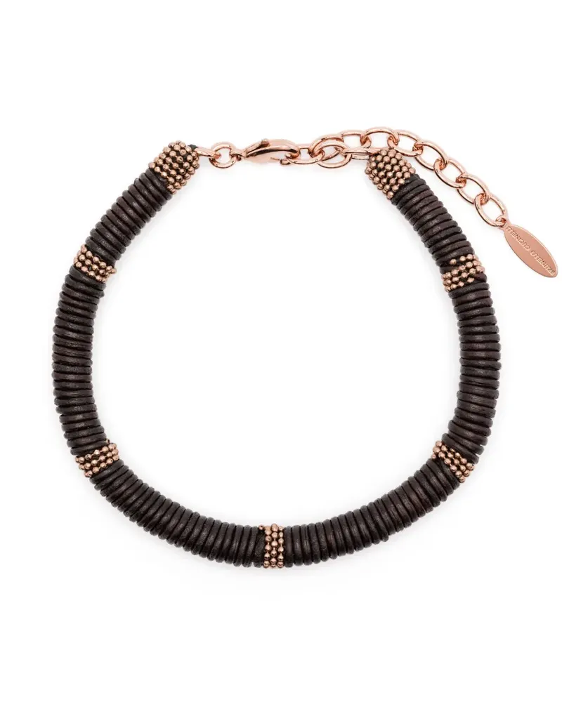 Brunello Cucinelli Armband mit Monili-Kette - Schwarz Schwarz