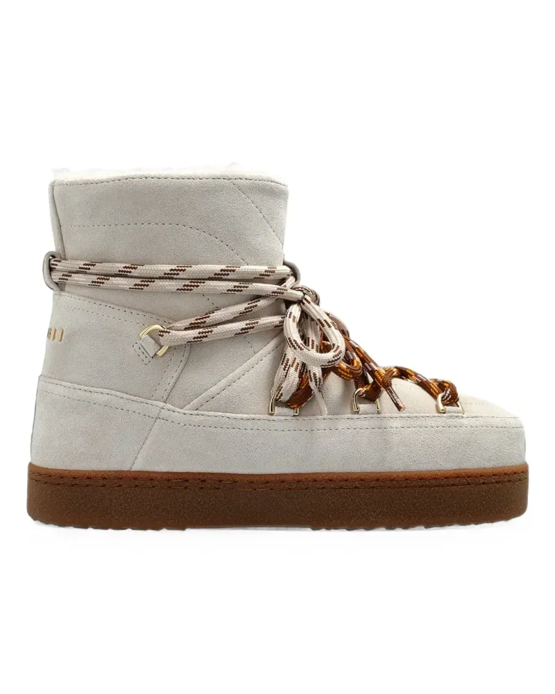 INUIKII quilted suede snow boots - Weiß Weiß