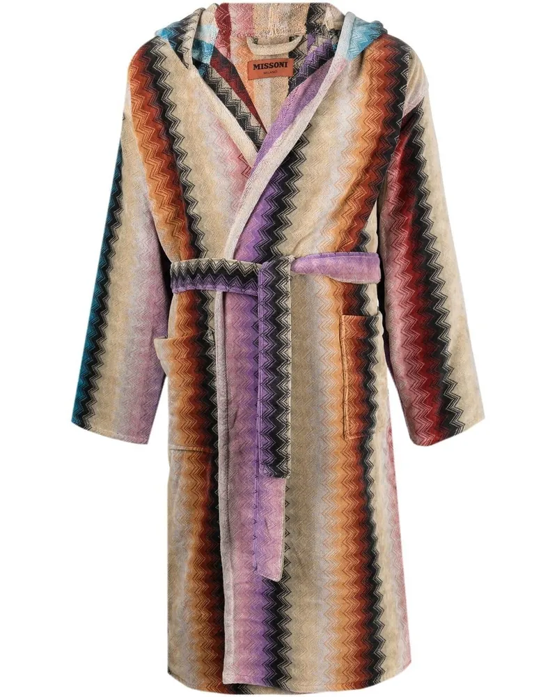 Missoni Home Bademantel mit Kapuze - Nude Nude