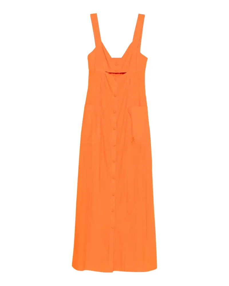 Patrizia Pepe V-neck maxi dress - Orange Orange