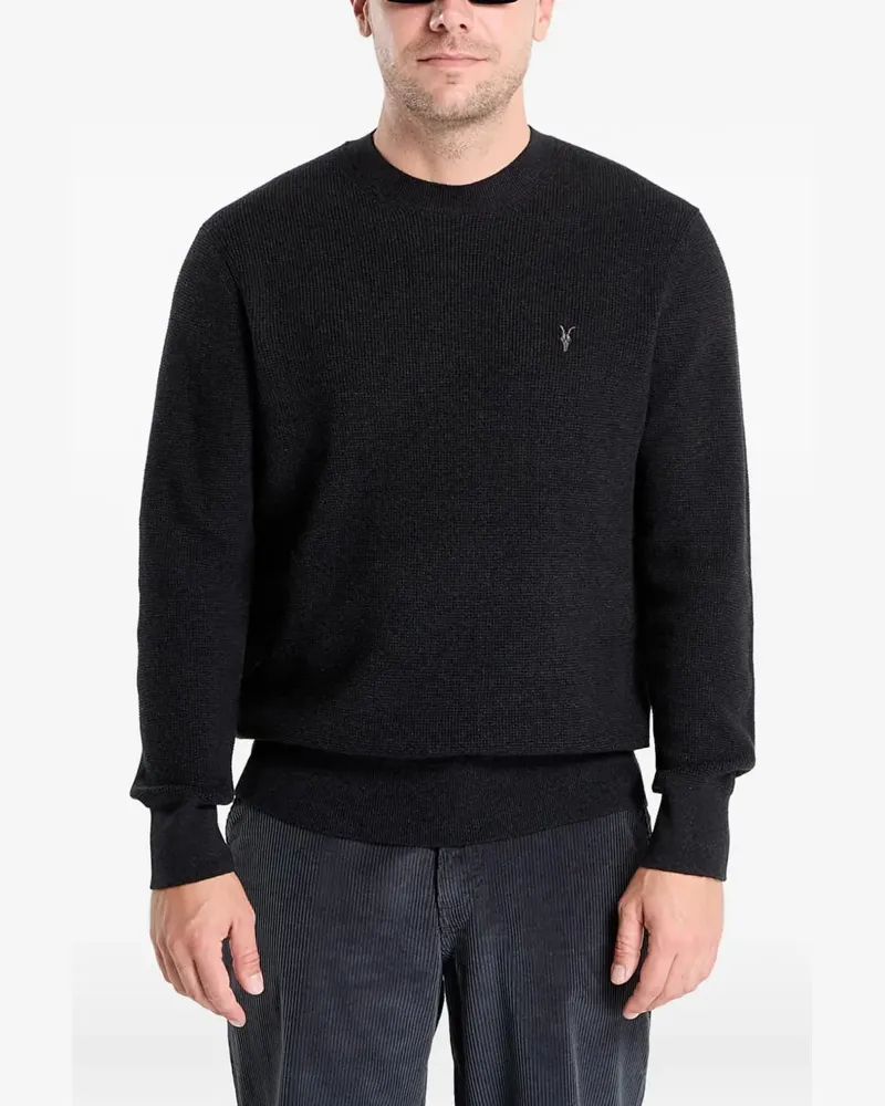 AllSaints Aspen waffle-knit sweater - Schwarz Schwarz