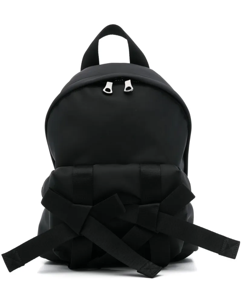 Simone Rocha Rucksack mit Schleifendetail - Schwarz Schwarz